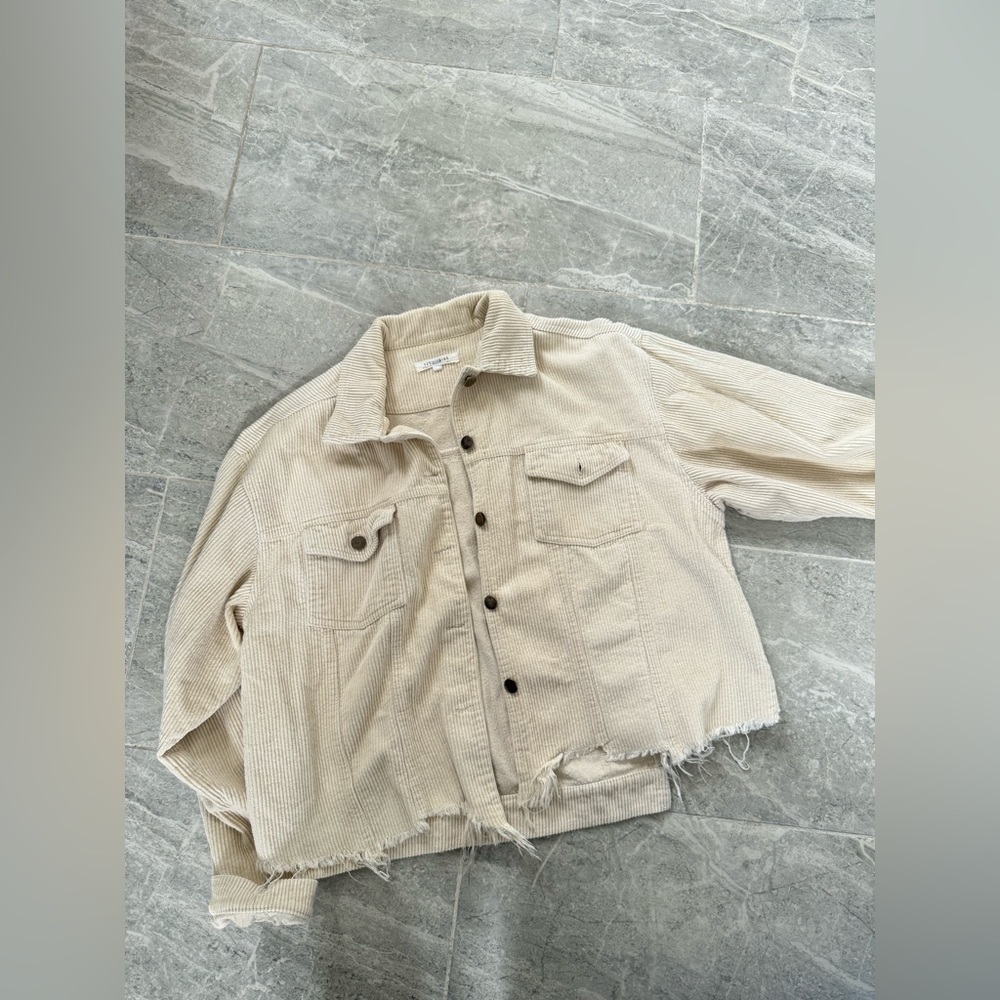 12th Tribe Corduroy Cropped Jacket